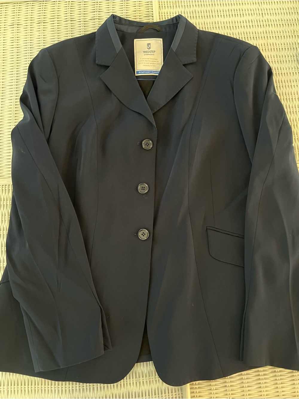 Tredstep Symphony Class Navy blue show coat size large